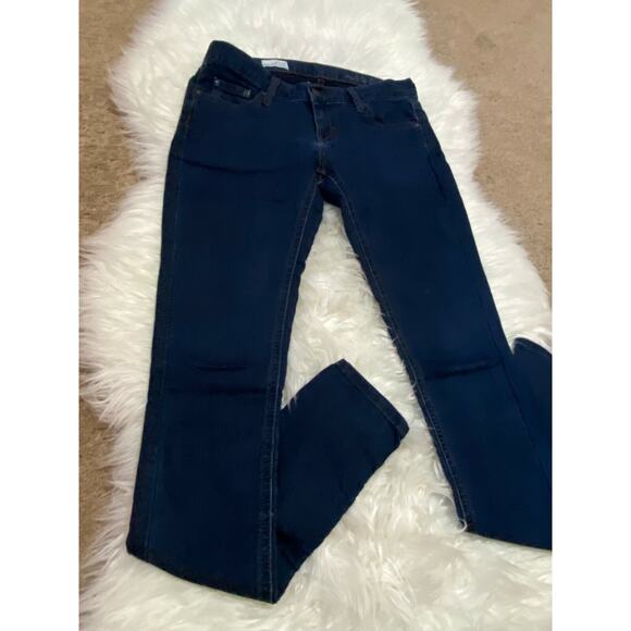 GAP‎ 1969 Womens Jeggings 5 Pockets Belt Loops Stretch Denim Blue Size 25/0 - Picture 2 of 9